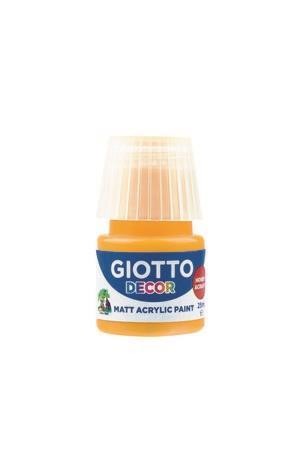 GIOTTO DECOR ΑΚΡΥΛΙΚΟ ΣΚΟΥΡΟ ΚΙΤΡΙΝΟ ΧΡΩΜΑ 25 ML