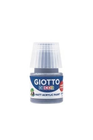 GIOTTO DECOR ΑΚΡΥΛΙΚΟ ΣΚΟΥΡΟ ΓΚΡΙ ΧΡΩΜΑ 25 ML