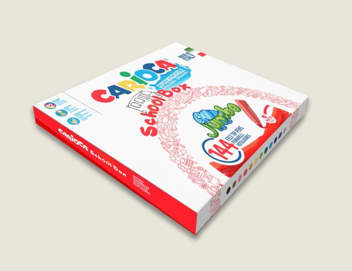 Σετ Χοντροί Μαρκαδόροι CARIOCA JUMBO SCHOOLBOX