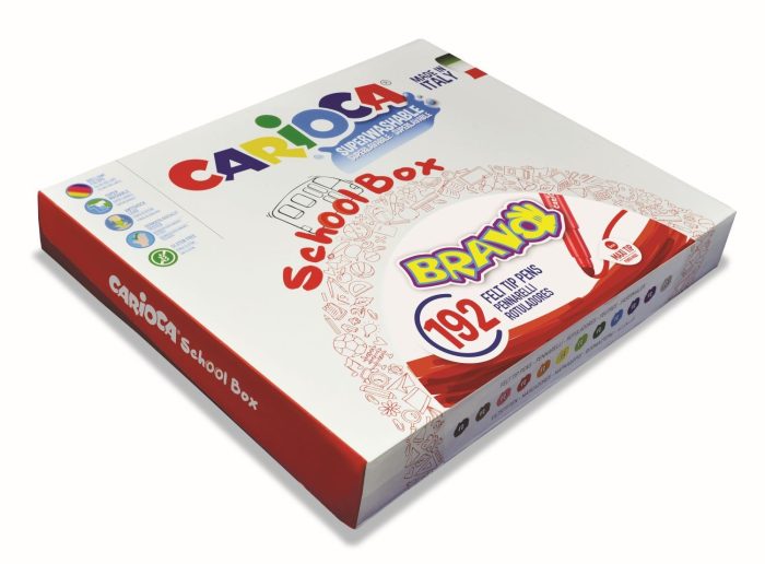 Σετ Μαρκαδόροι CARIOCA BRAVO SCHOOLBOX