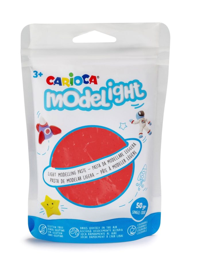 Κόκκινο Ζυμαράκι MODELIGHT CARIOCA 50 γρ